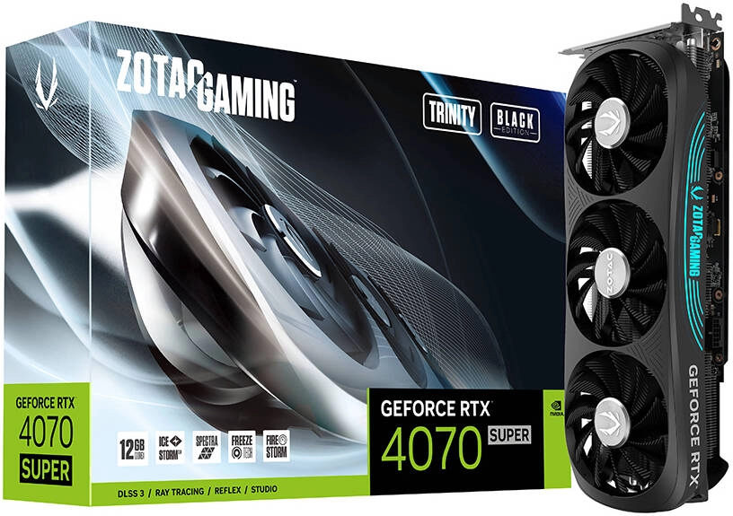 ZOTAC Gaming GeForce RTX 4070 SUPER Trinity Black Edition Review &#8211; 12GB GDDR6X