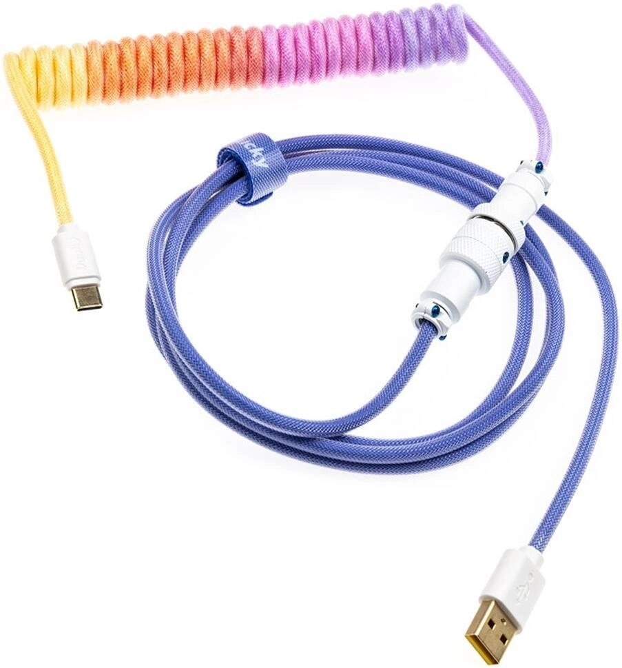 Ducky Gradient Premicord Coiled Cable Review: A Premium Cable for Your Gaming Setup