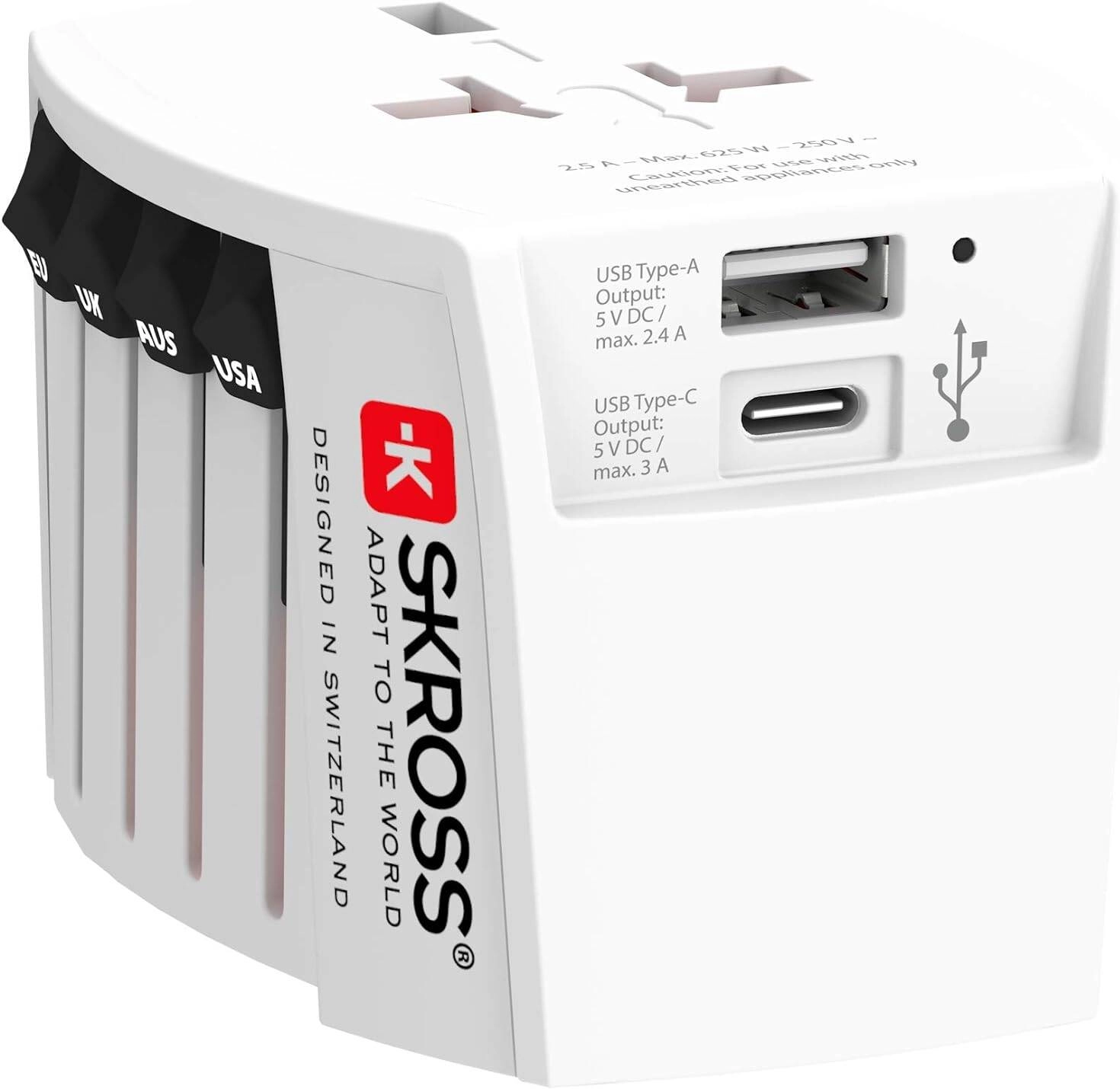 Skross 1302962 MUV USB (AC) Phase 2 (IEC 2017) Multiadapter Review