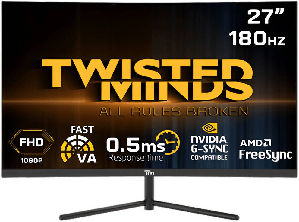 Twisted Minds TM27FHD180VA Curved Gaming Monitor Review &#8211; 180Hz, 0.5ms Response Time