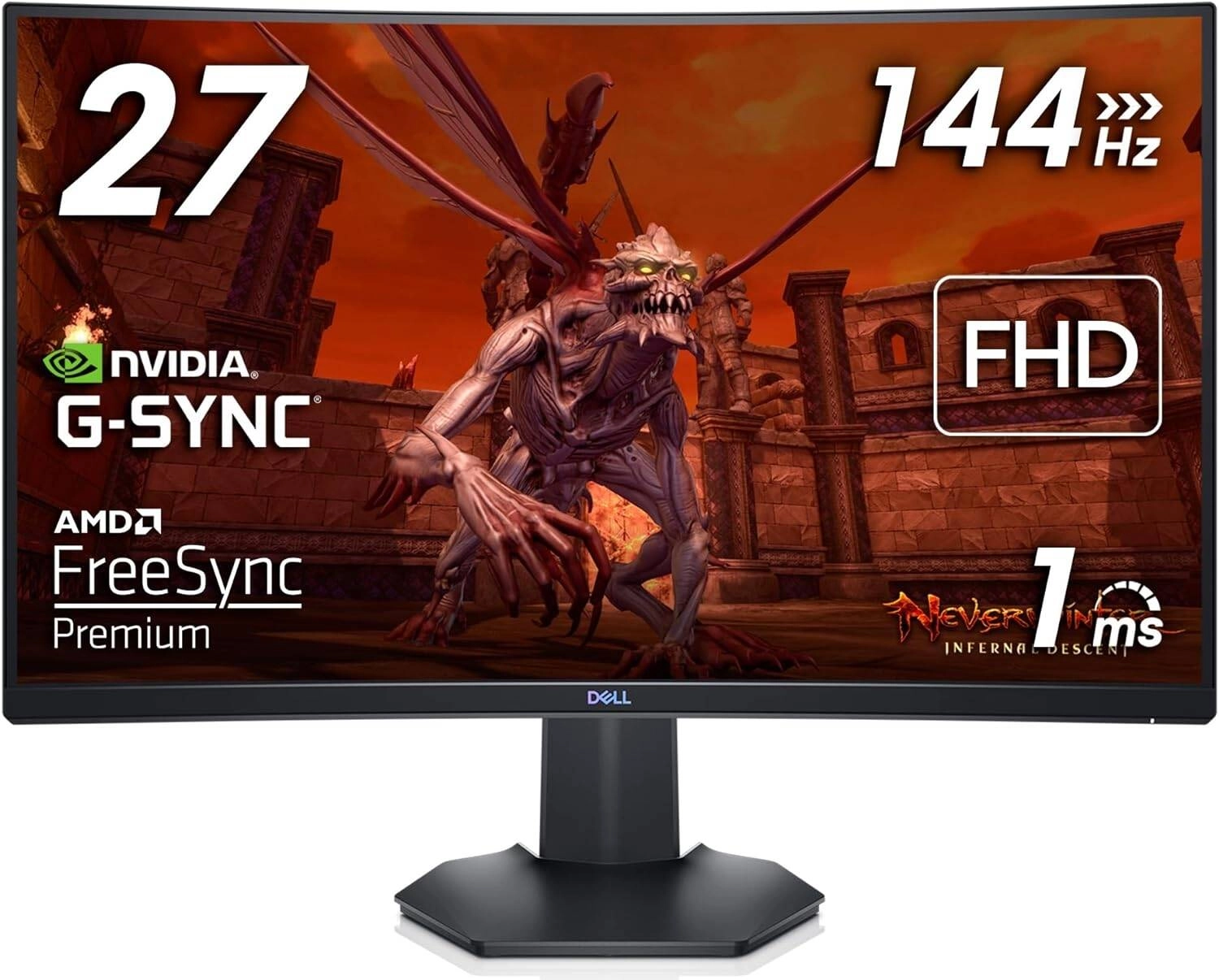 Dell S2721HGFA 27 Curved Gaming Monitor Review: 144Hz, G-Sync, and AMD FreeSync