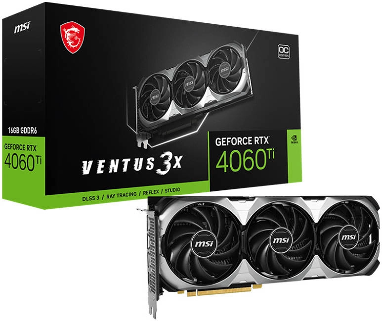 MSI GeForce RTX 4060 Ti VENTUS 3X OC Graphics Card Review (912-V517-004)
