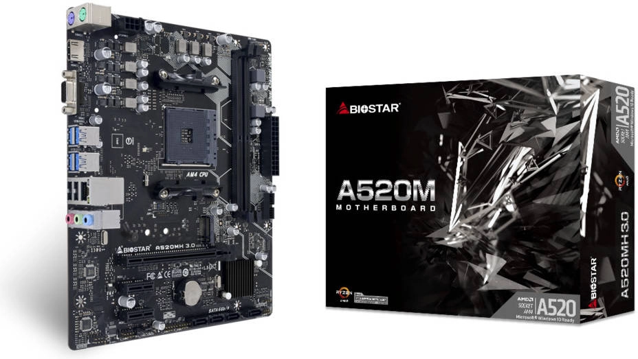 Biostar A520MH 3.0 Ver. 6.0 Micro ATX Motherboard Review
