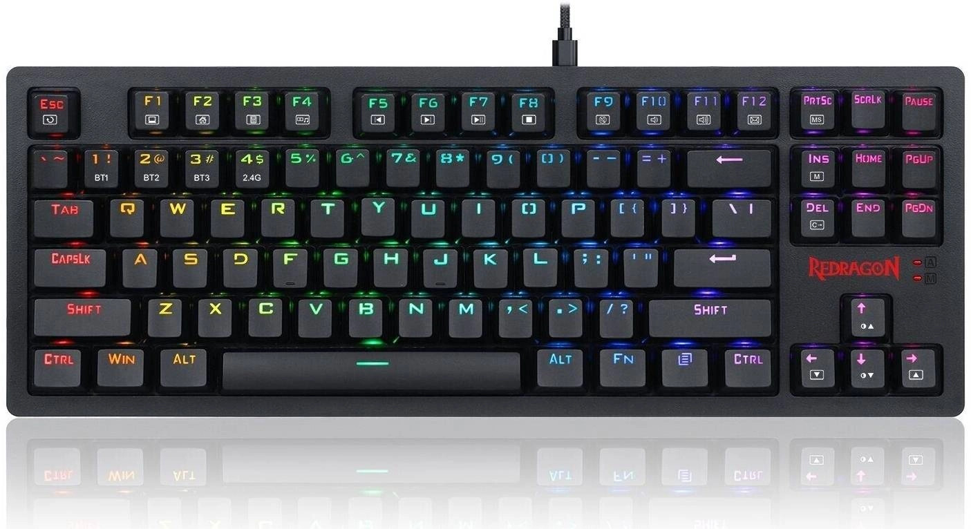 Redragon K598P Karma 80% Mechanical Keyboard Review &#8211; Blue Switch, Wireless &#038; Wired