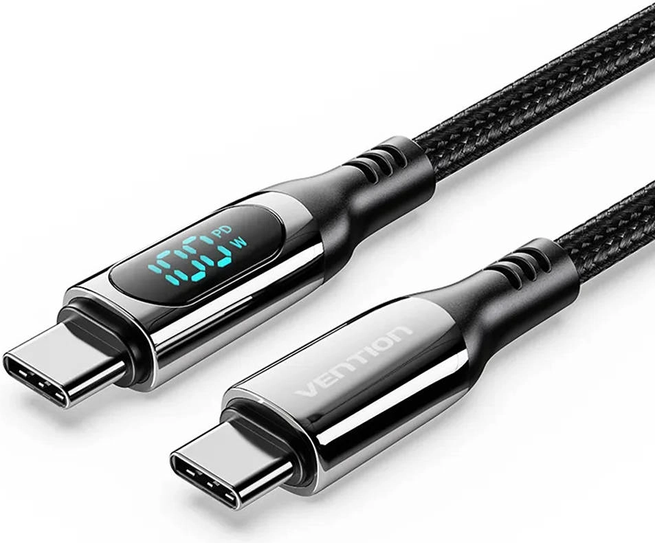 Vention USB 2.0 Type-C Cable Review: Fast Charging and Data Transfer with LED Display
