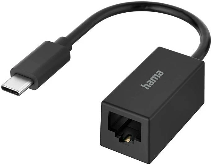 Hama 200322 Network Adapter Review: Gigabit Ethernet for USB-C Devices