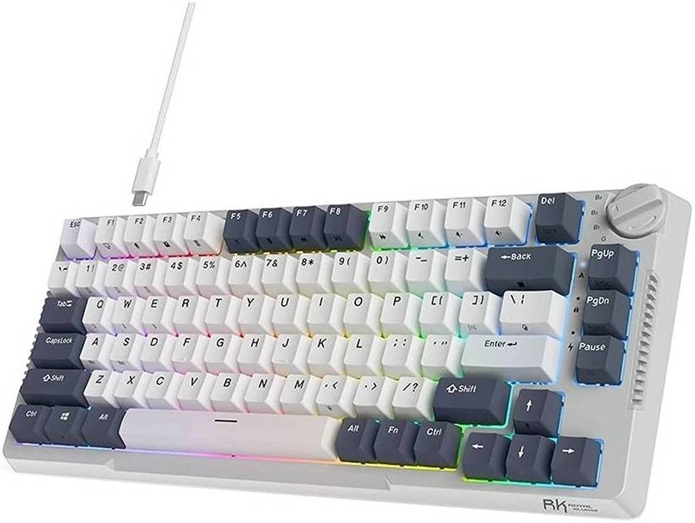 Royal Kludge H81 80% Gasket Structure Wireless Mechanical Gaming Keyboard Review (RK-H81 TRI BROWN/WHITE)