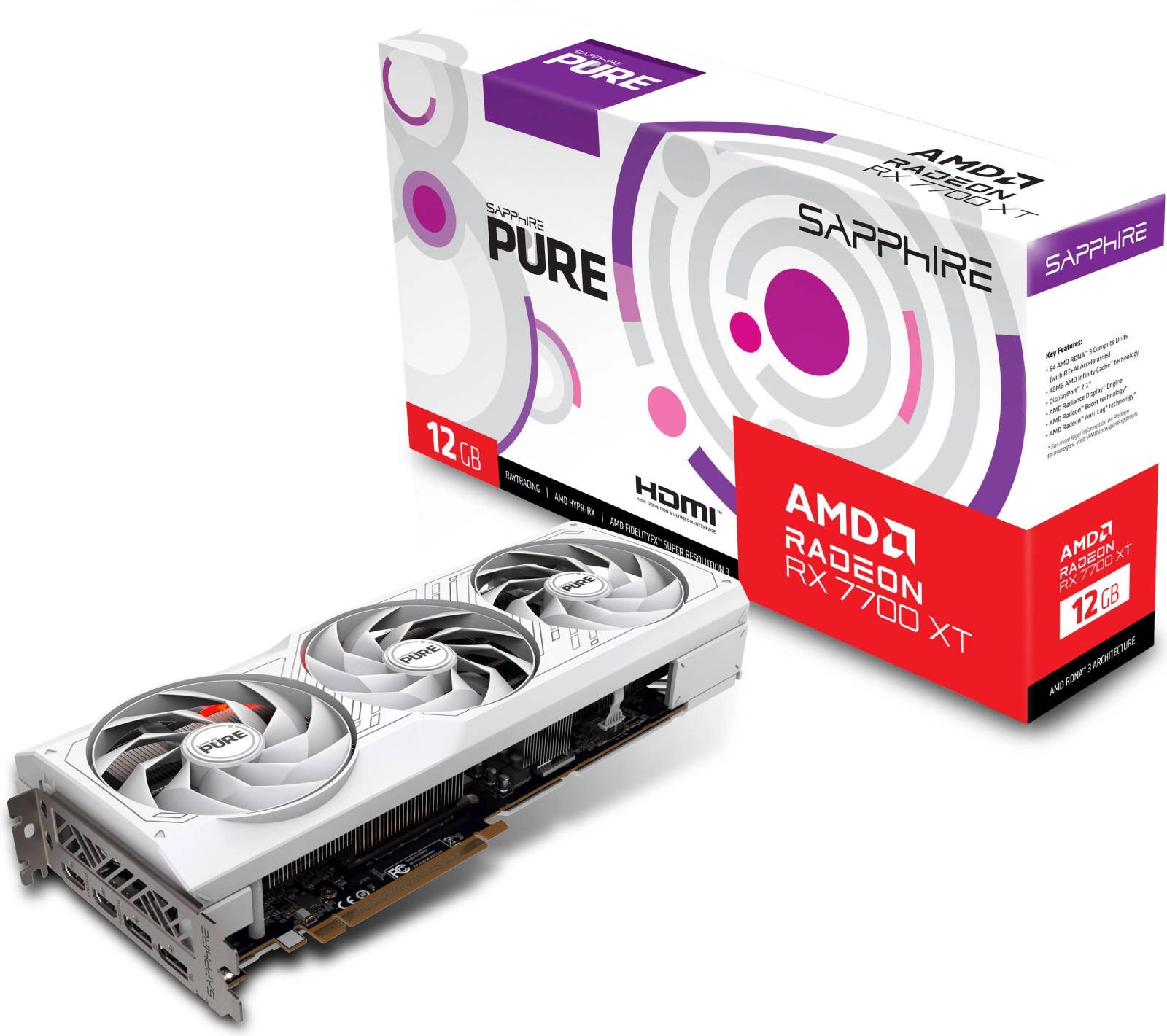 SAPPHIRE PURE AMD Radeon™ RX 7700 XT Gaming Graphics Card (11335-03-20G) Review