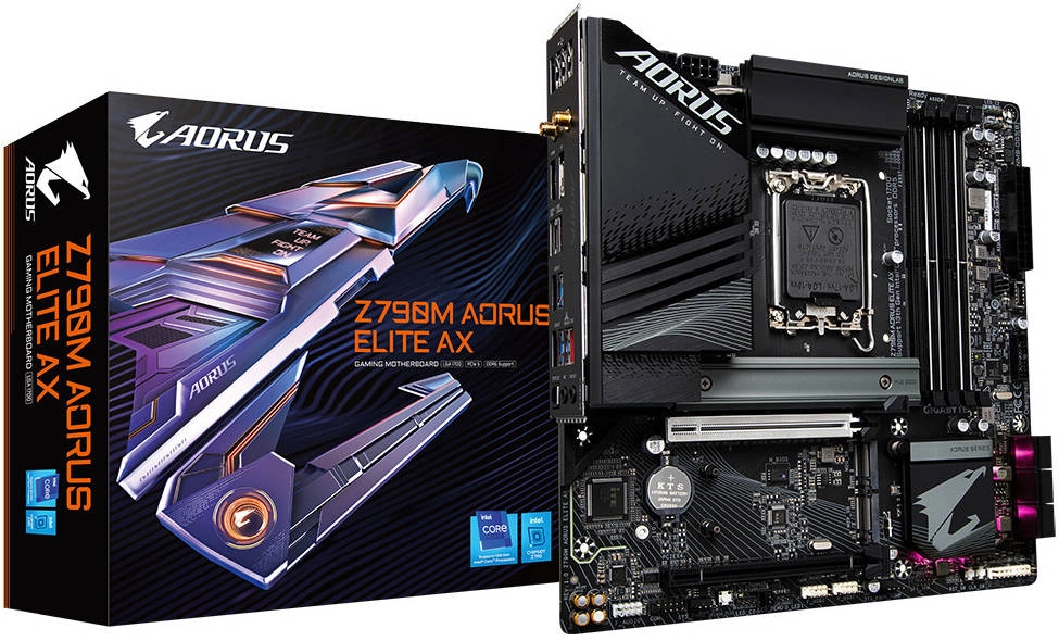 GIGABYTE Z790M AORUS ELITE AX LGA1700 mATX Motherboard Review