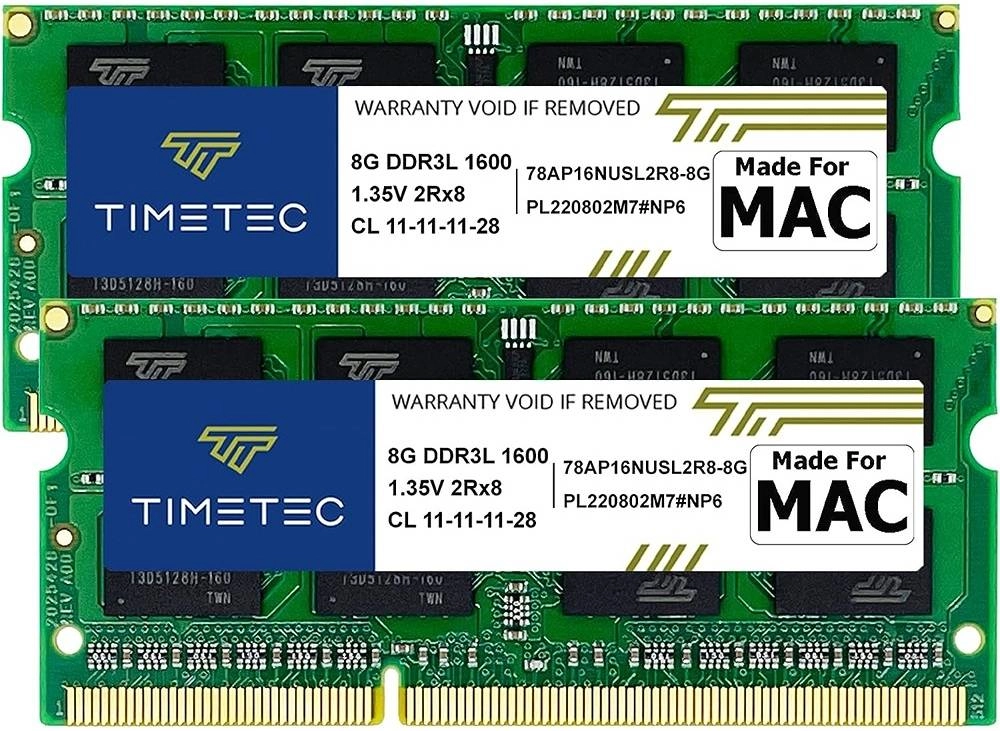 Timetec 16GB KIT (2 X 8GB) DDR3L-1600 SODIMM RAM Review &#8211; 78AP16NUSL2R8