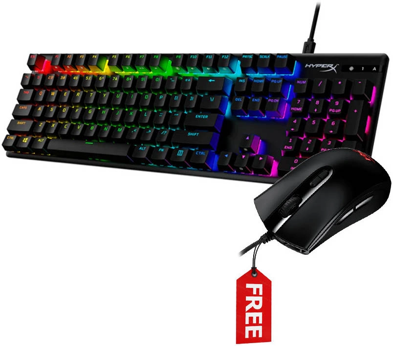 HyperX Alloy Origins PBT Hx Gaming Keyboard with Pulsefire Core RG Mouse Review