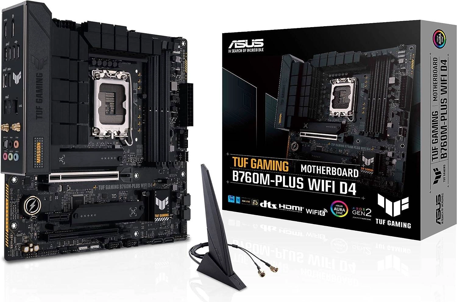 ASUS TUF Gaming B760M-PLUS WIFI D4 LGA1700 mATX Motherboard Review