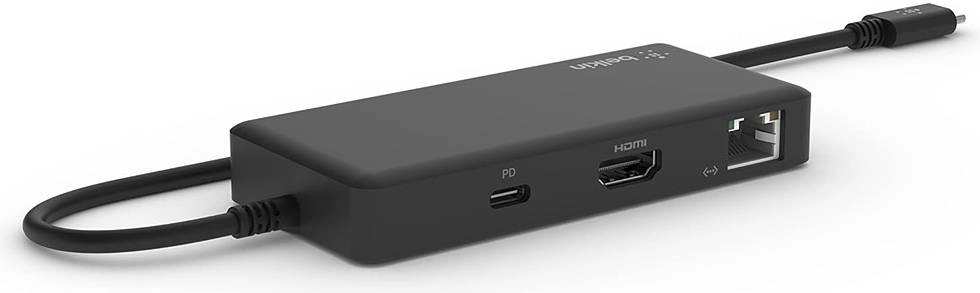 Belkin 5 in 1 Multiport Hub Adapter INC008btBK Review &#8211; Optimized for Chromebook with 4K 60Hz HDMI Port