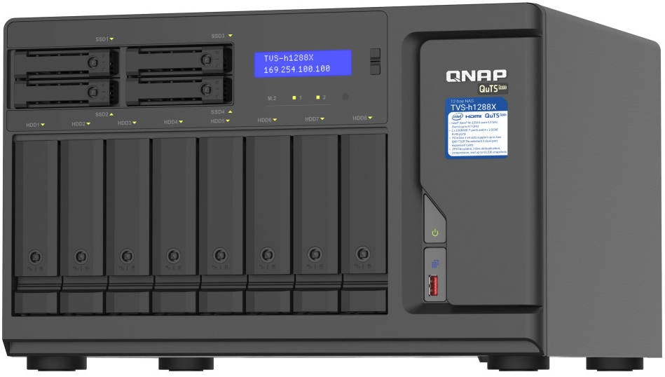 Qnap TVS-h1288X-W1250-16G NAS Review: Powerful &#038; Versatile Storage Solution