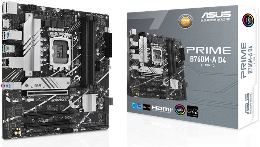 ASUS PRIME B760M-A D4-CSM LGA1700 mATX Motherboard Review (90MB1D00-M0EAYC)