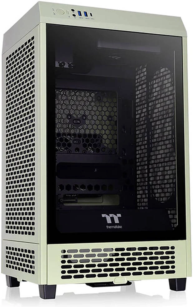 Thermaltake The Tower 200 Matcha Green Mini Computer Case Review (CA-1X9-00SEWN-00)