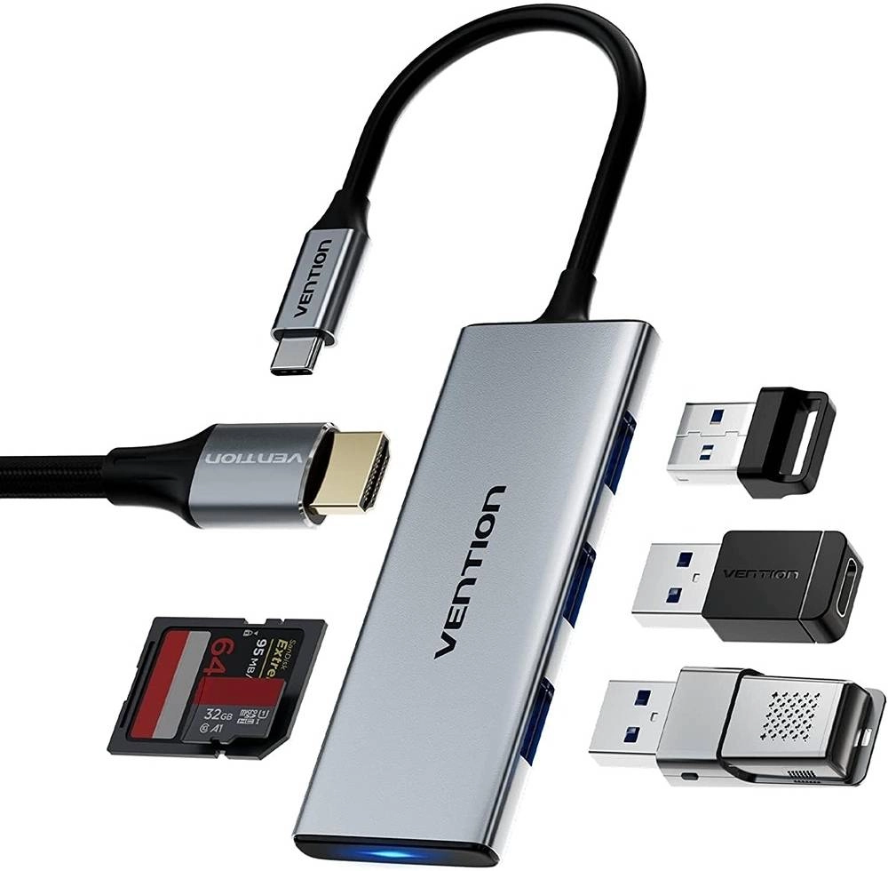 Vention TOOHB 6-in-1 USB-C Docking Station Review: Ultra Slim Design for Versatile Connectivity