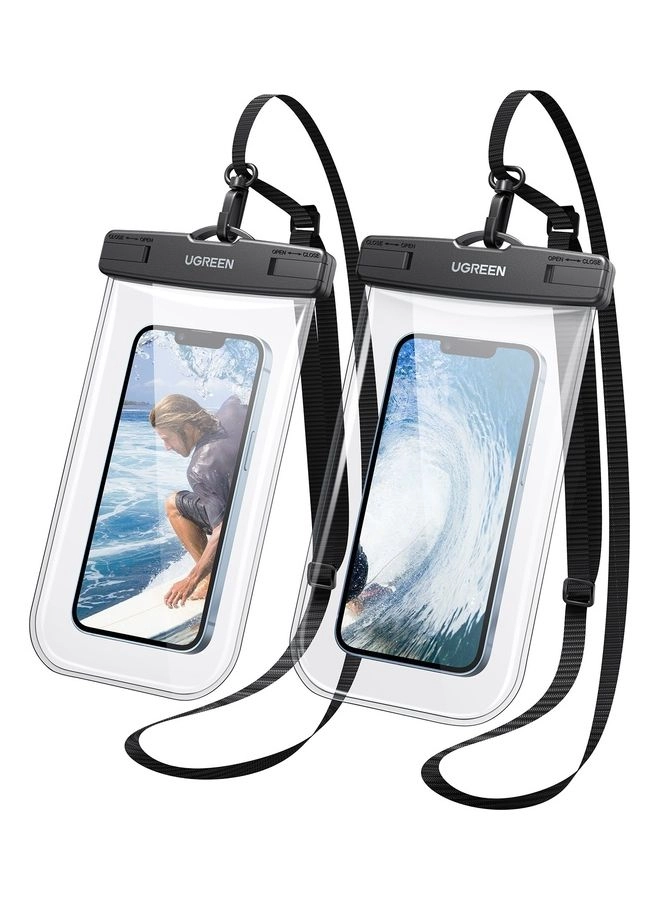 Waterproof Phone Case, IPX8 Certified 30M Waterproof Phone Pouch (2 Pack) 15566