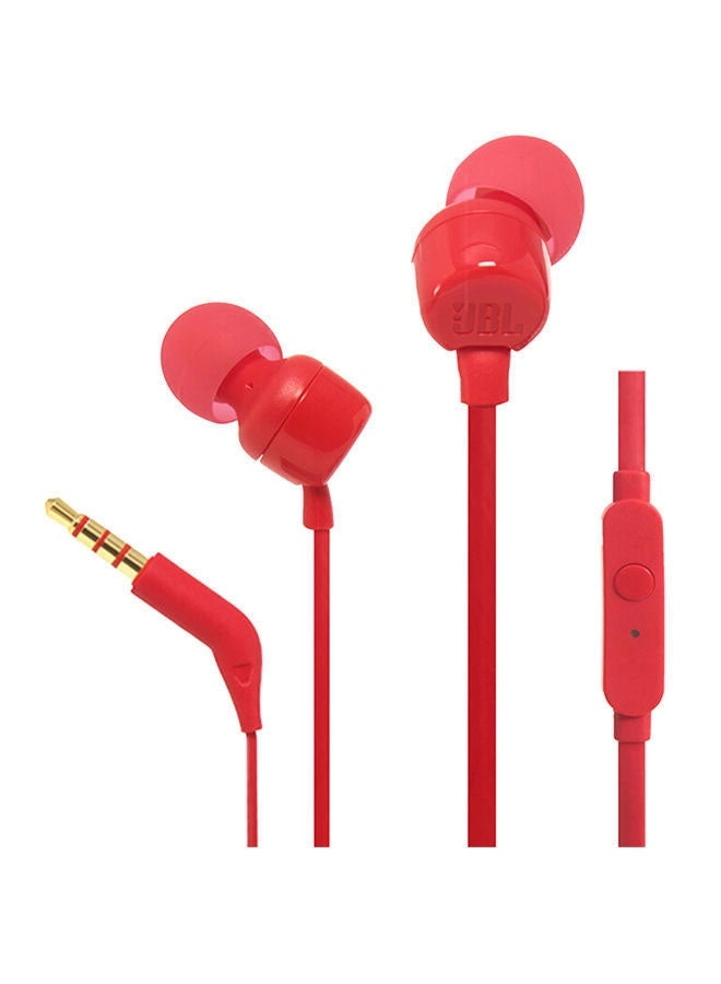 JBL Tune 110 (JBLT110RED) Wired In-Ear Headphones Review: Deep Bass &#038; Comfort