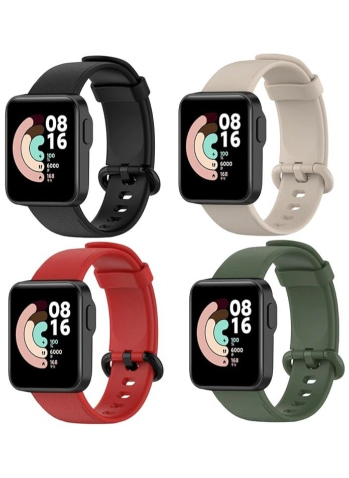4 PCS Replacement Silicone Bands for Xiaomi Watch 2 Lite/Redmi Watch 2 Lite (style 2) Review