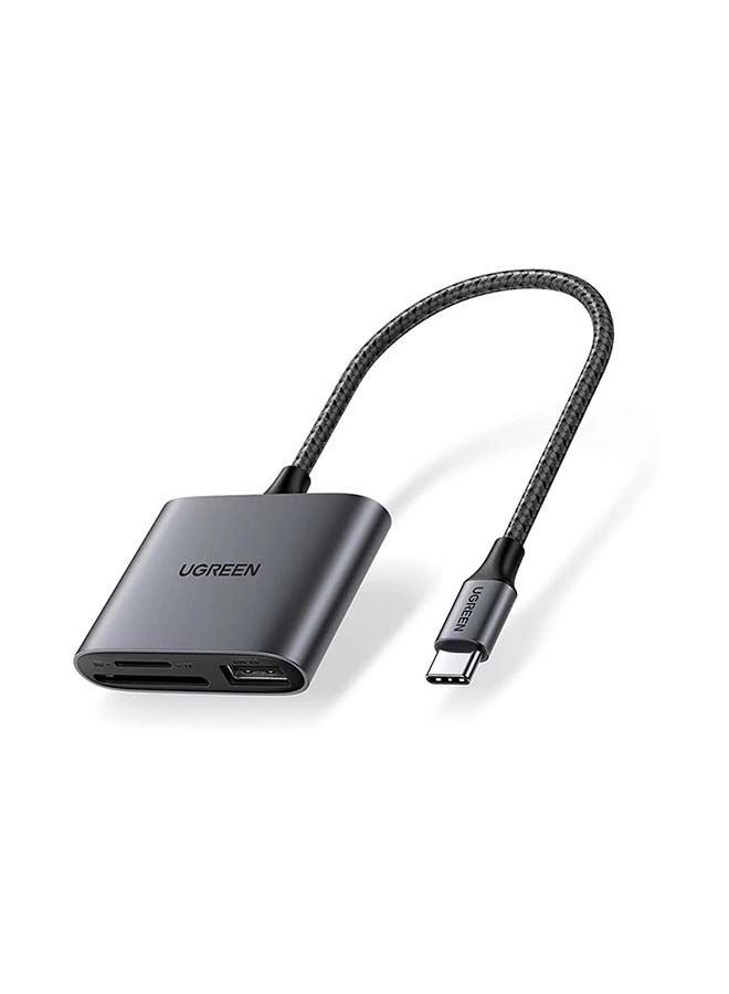 CM387 USB-C to USB 2.0/SD/TF Memory Card Reader Adapter black Review