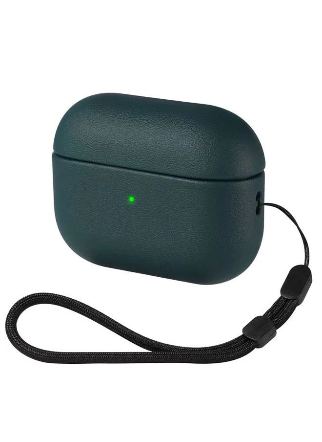 AirPods Pro 2 (Model Number: Air pods) Review: Green Leather Silicone Case