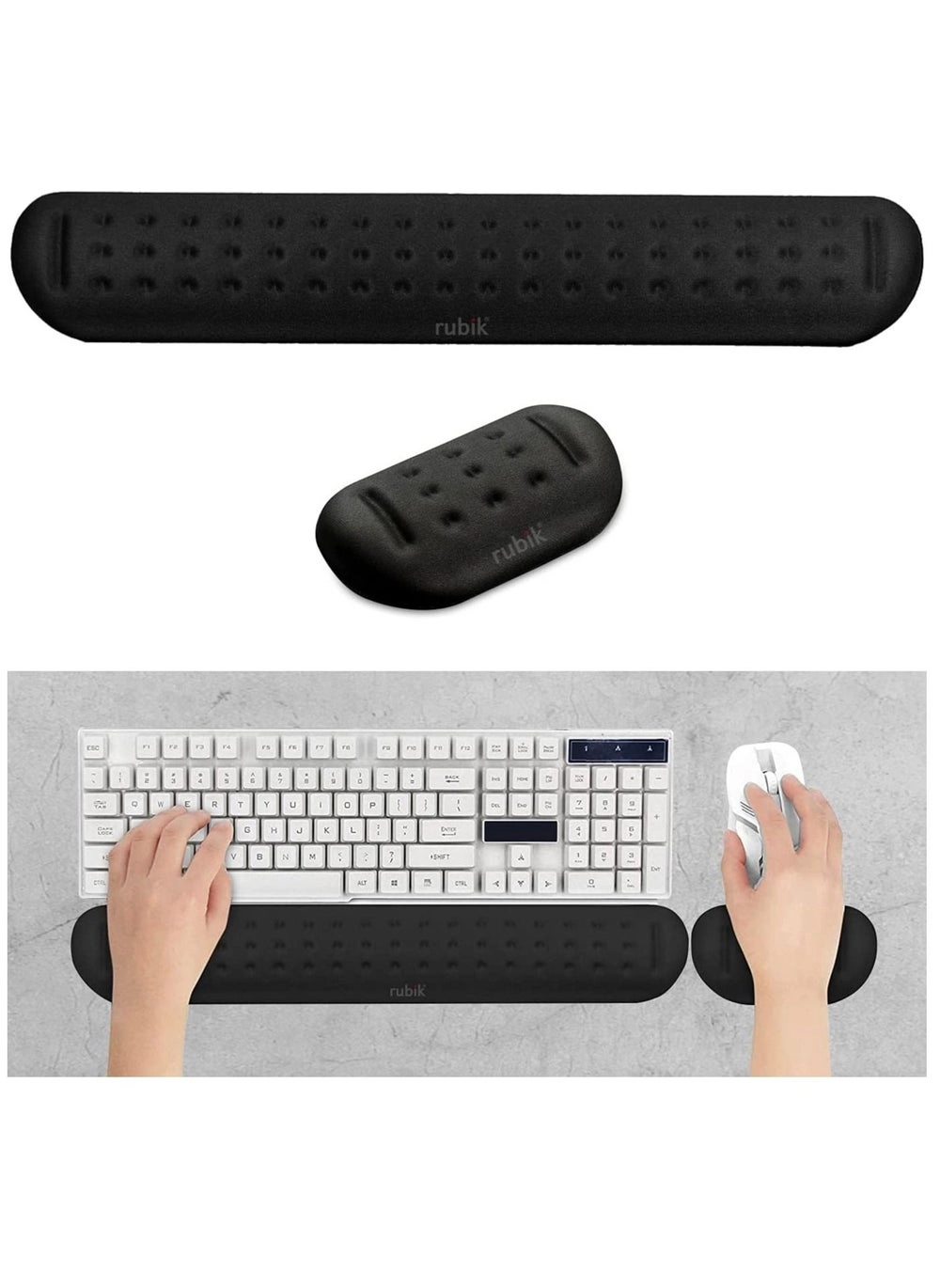 Rubik Memory Foam Wrist Rest (Black) Review &#8211; Ergonomic Comfort for Typing?