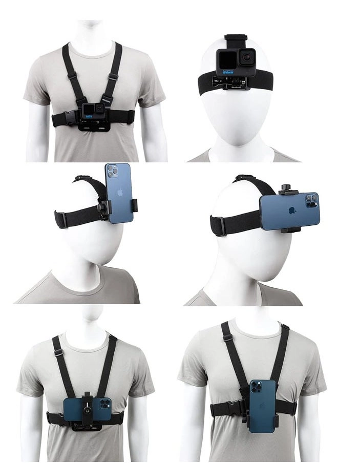 A0270008 AC CHEST HEAD MOUNT SET Review: GoPro &#038; Smartphone Action Camera Mount Kit
