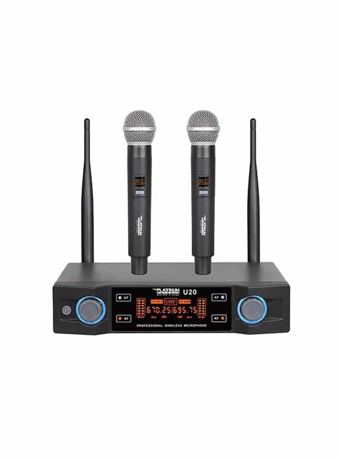 Wireless Professional Karaoke Microphones U20 Black Review
