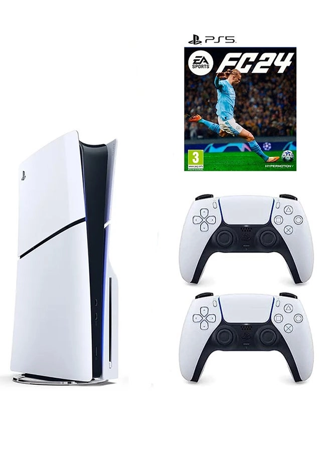 PlayStation 5 Disc Slim Console (CFI-2000 A01/CFI &#8211; 2018 A01) With Extra White Controller And FC 24 Review