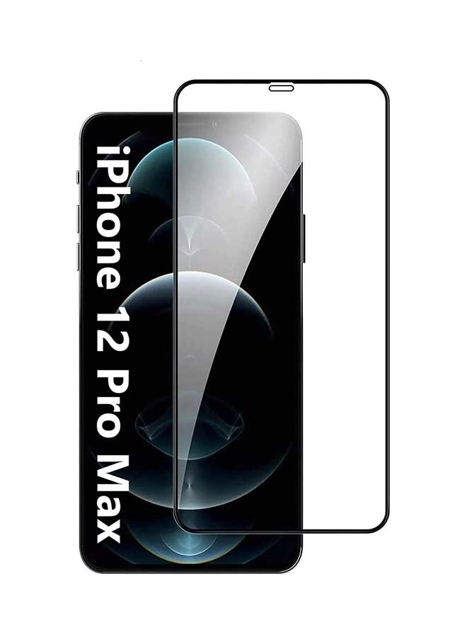 Full Screen Protector Tempered Glass For Apple iPhone 12 Pro Max Black (MG1599/BK) Review