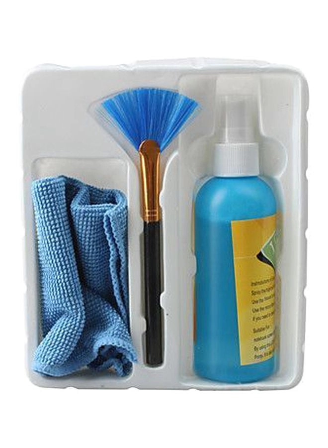3-Piece Screen Cleaning Kit For PC And Laptop Blue/Black (2724296533490) Review