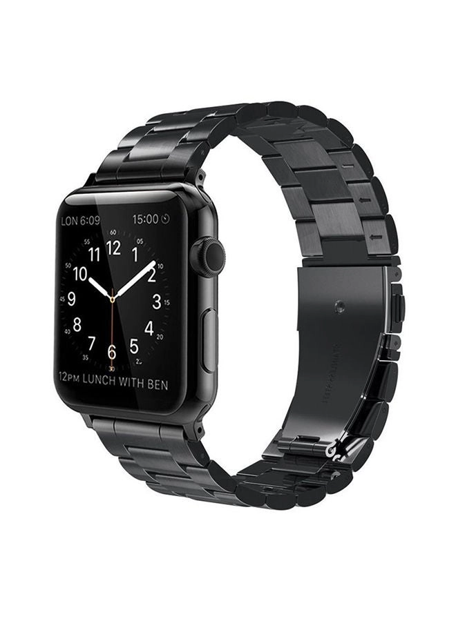 Replacement Band Loop Strap for Apple Watch Series 4 44mm Black (LIY80918008BK_U00491) Review