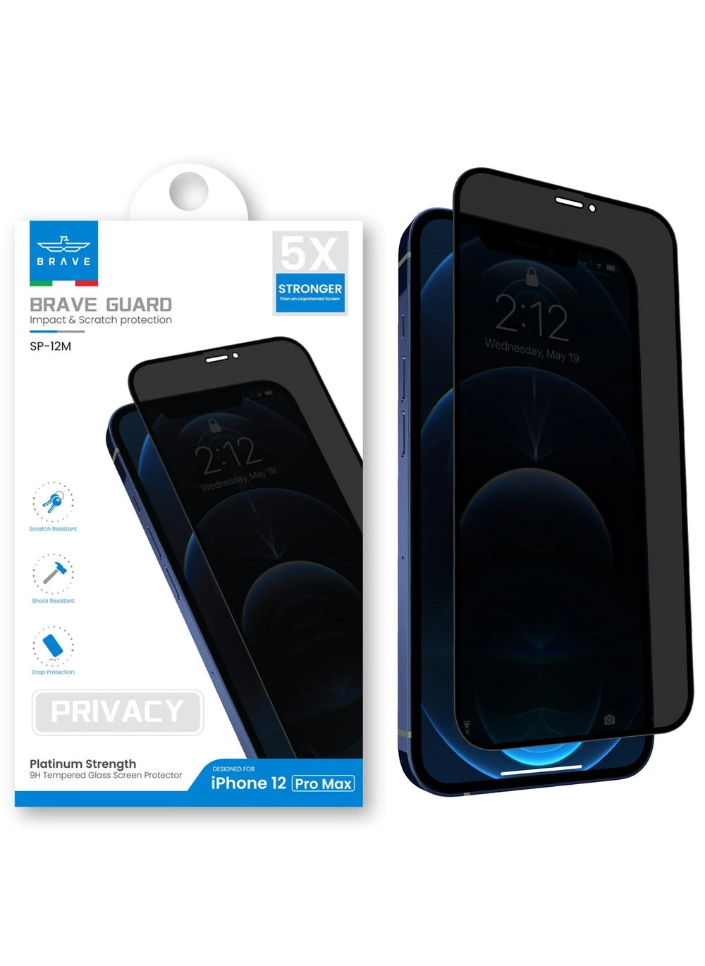 BRAVE Guard Privacy Platinum (SP-12M) Screen Protector for iPhone 12 Pro Max Review
