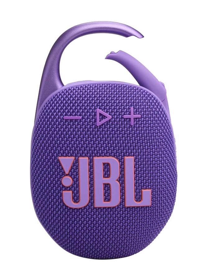JBL Clip 5 Portable Bluetooth Speaker Purple (JBLCLIP5PUR) Review