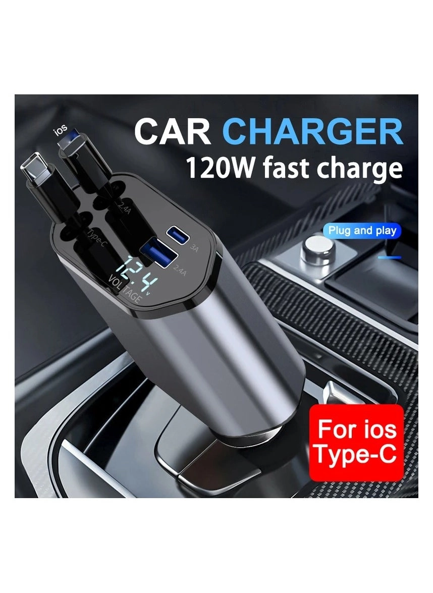 Car Charger CHARGE5560 Review: Fast Charging 4-in-1 Adapter