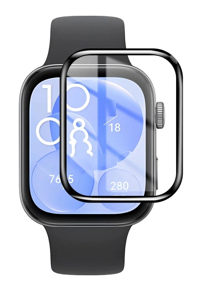 Screen Protector Huawei Watch FIT 3 Review (Black/Clear)