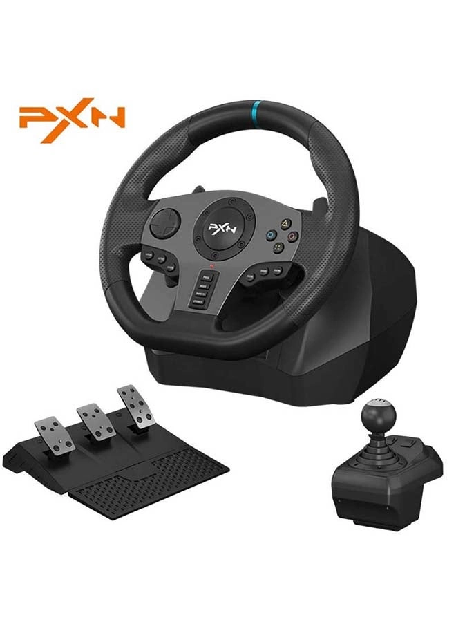 PXN V9 Gaming Steering Wheel Review: PlayStation/Xbox/Switch/PC Compatible