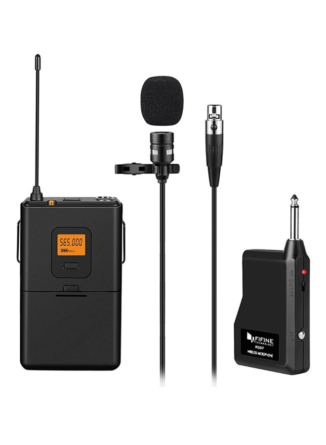K037 20-Channel UHF Wireless Lavalier Microphone System Review