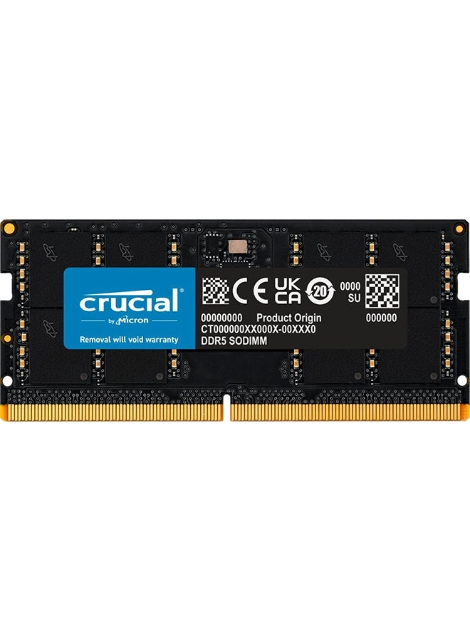Crucial RAM 32GB DDR5 4800MHz CL40 Laptop Memory CT32G48C40S5 Review