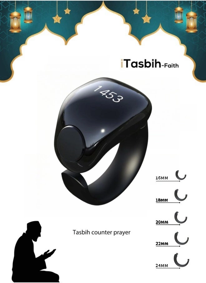 Tasbih Zikr Smart Ring (16/18/20/22/24mm) Review: Digital Prayer Counter