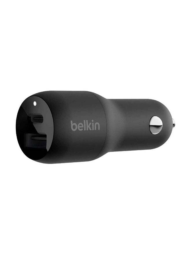 37W Dual Port Fast Car Charger CCB004btBK Review &#8211; USB Type C &#038; USB A for Galaxy &#038; iPhone