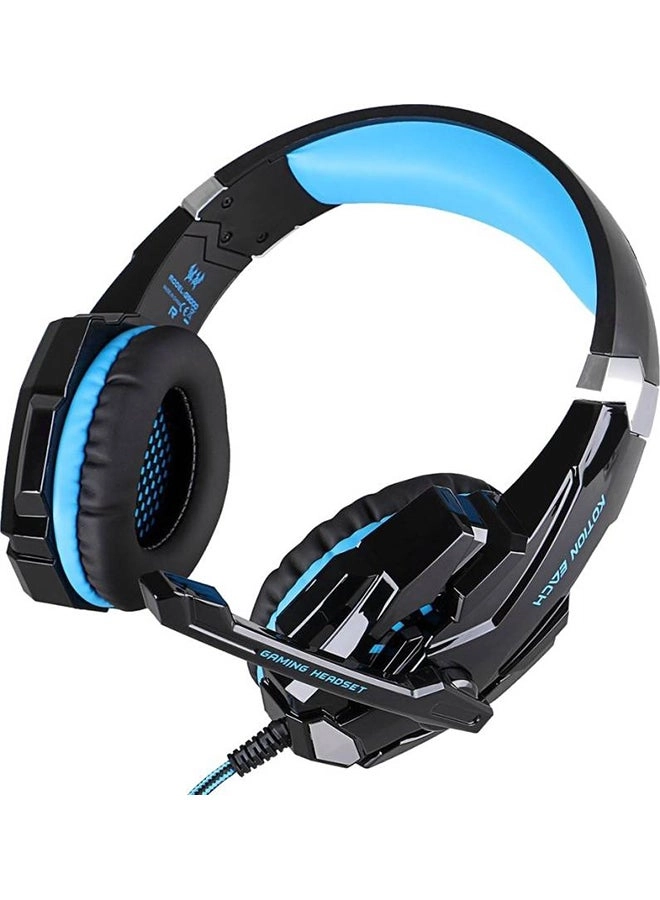 Over-Ear Pro Gaming Wired Headset With Mic &#8211; PlayStation 4 Black/Blue (G9000) Review
