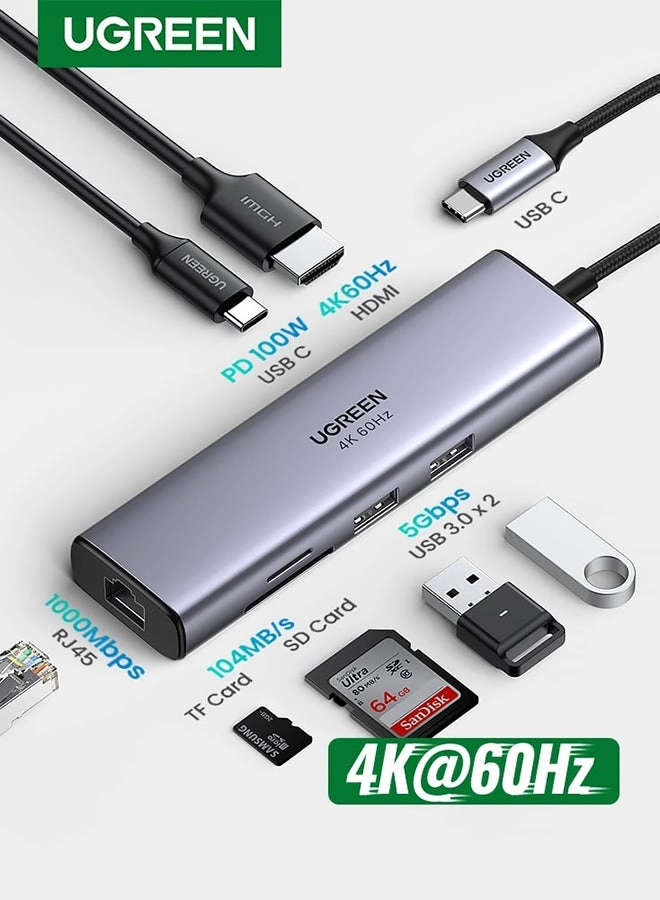 UGREEN 7-in-1 USB-C Hub (Model 60515) Review: 4K@60Hz &#038; Gigabit Ethernet
