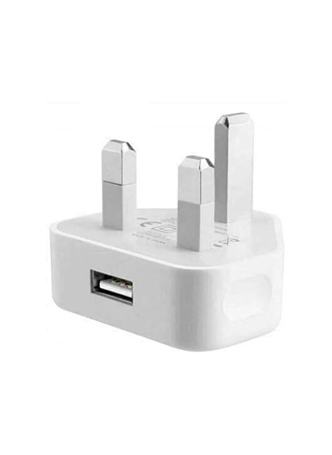 UK Plug 3-Pin Adapter Charger USB Ports [White] Review