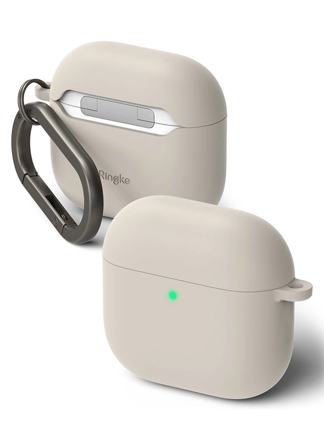 Silicone Cover for AirPods 4 Case (UNV-AP6-RE-SL-BG) Review &#8211; Stone