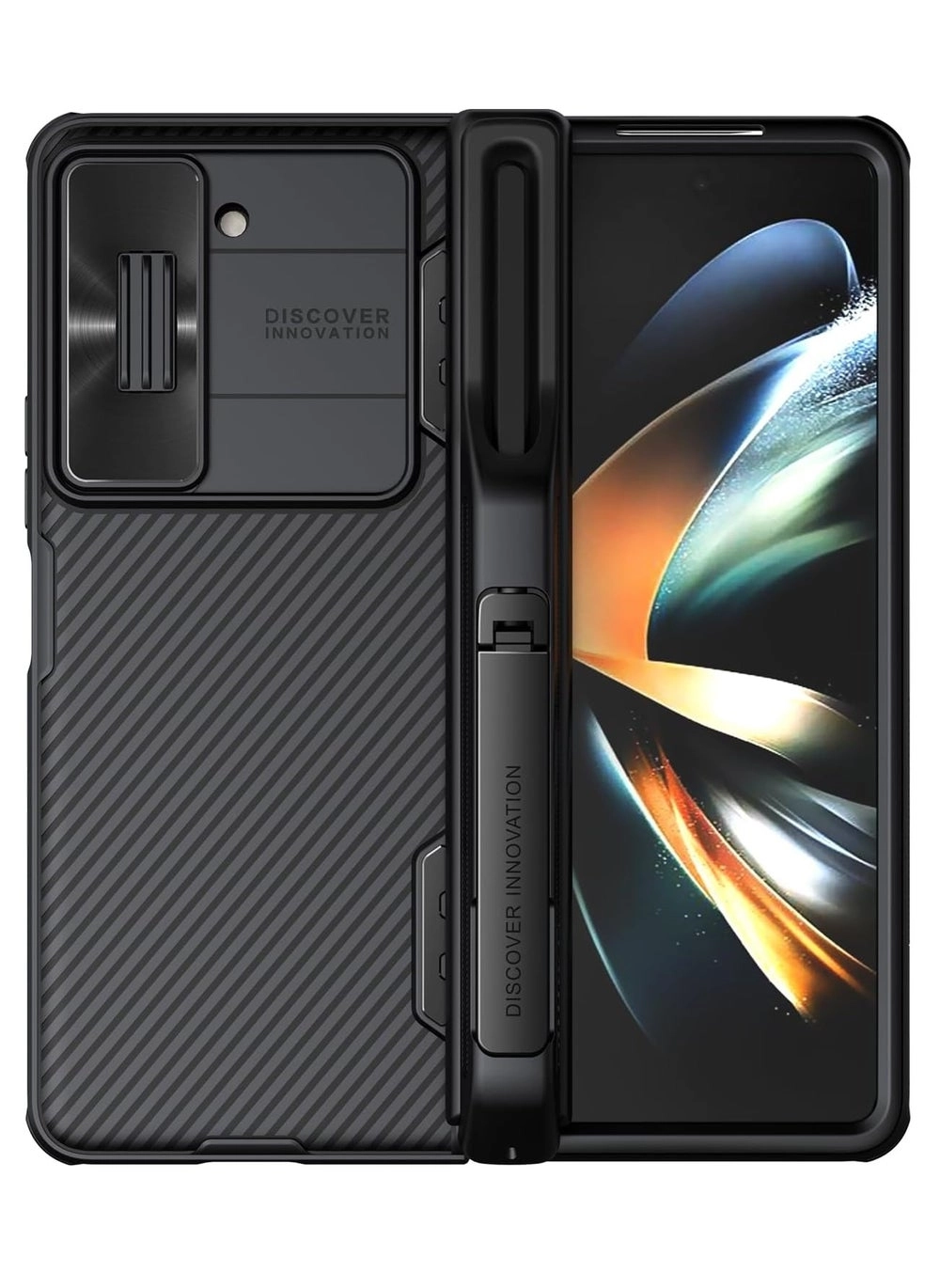 Samsung Galaxy Z Fold 6 Case (ry54656): Comprehensive Protection with S Pen Holder &#038; Slide Camera Cover