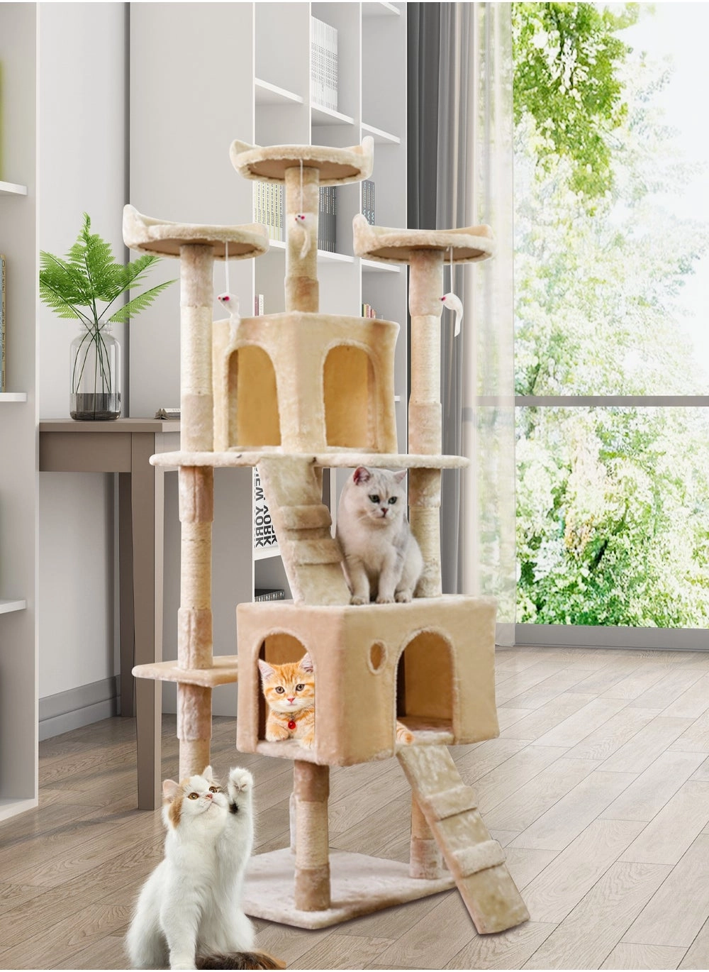 Cat Tree Tower (170×50×50cm) Review: A Purrfect Haven?