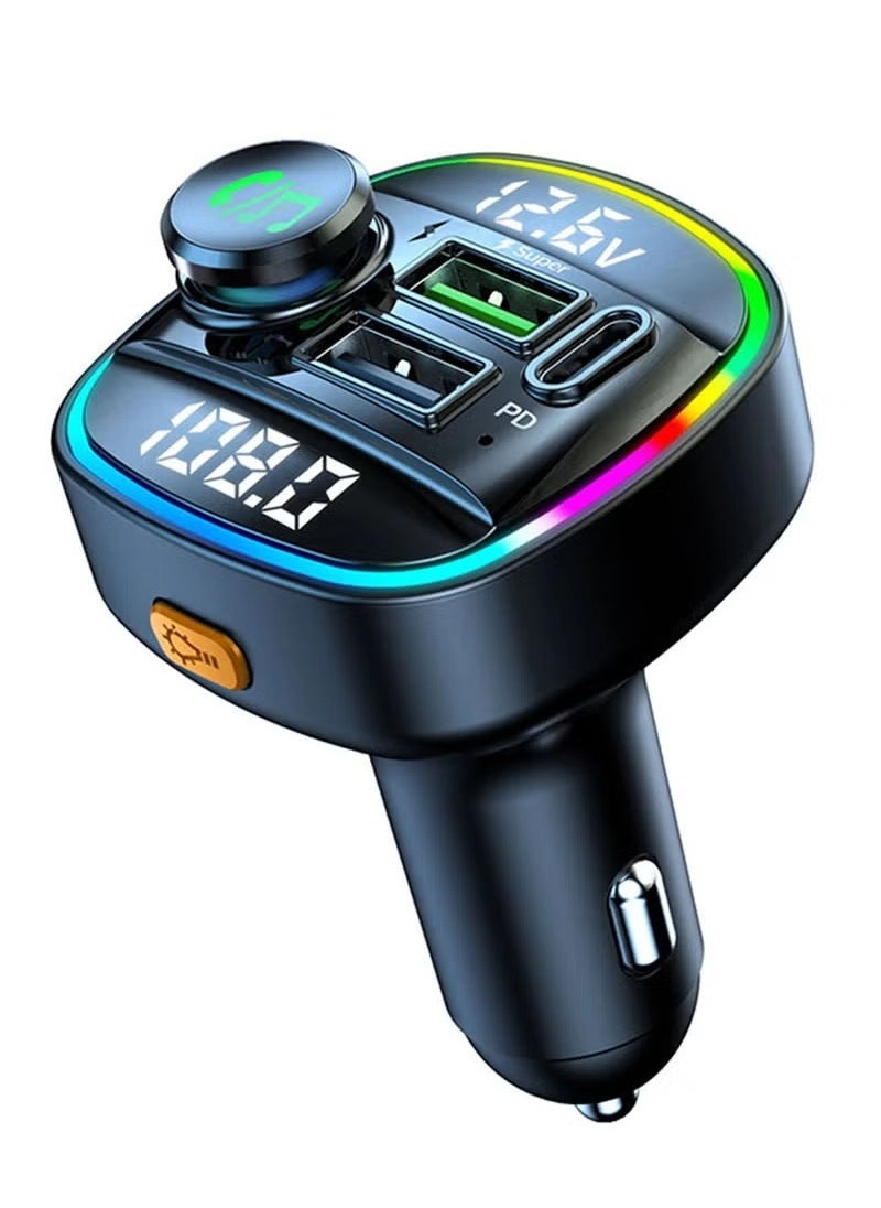 Dual Display Voltage Detection Car Bluetooth Charger C22 Review &#8211; Lossless Sound Quality &#038; USB Quick Charge