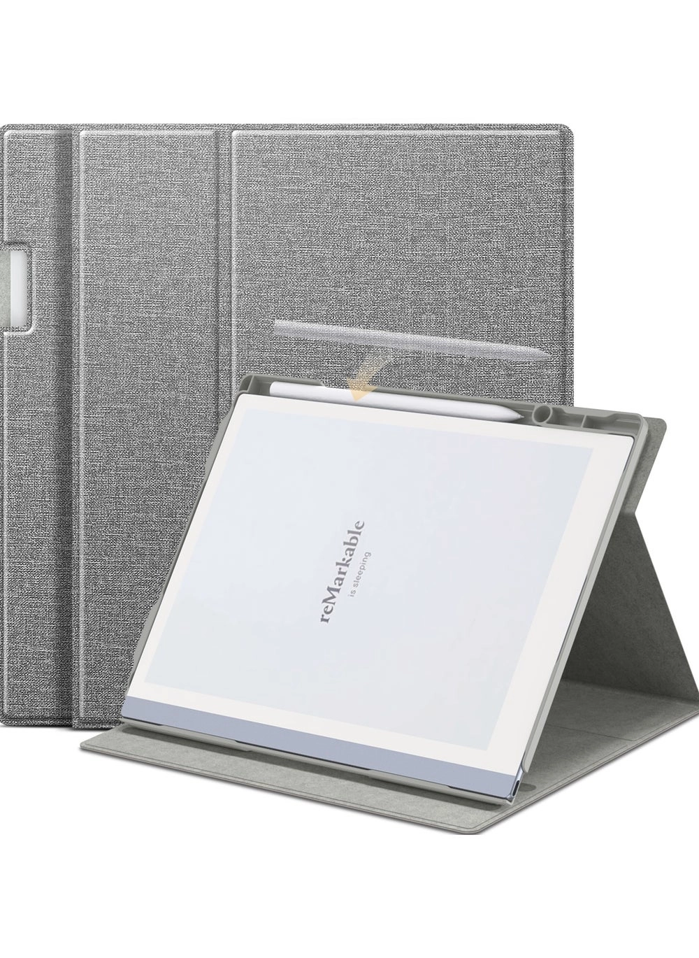 Folding Case Cover with Pen Slot for Remarkable 2 (MC1310) &#8211; Grey &#8211; Review